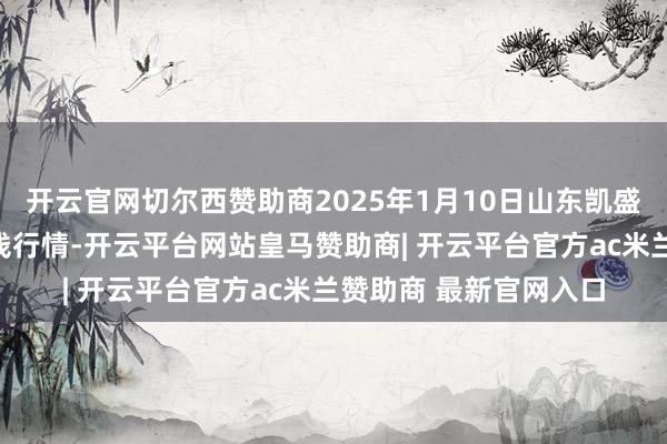 开云官网切尔西赞助商2025年1月10日山东凯盛海外农居品物流城价钱行情-开云平台网站皇马赞助商| 开云平台官方ac米兰赞助商 最新官网入口
