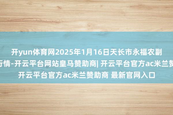 开yun体育网2025年1月16日天长市永福农副居品批发市集价钱行情-开云平台网站皇马赞助商| 开云平台官方ac米兰赞助商 最新官网入口
