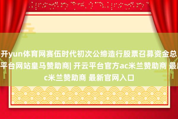 开yun体育网赛伍时代初次公缔造行股票召募资金总数41-开云平台网站皇马赞助商| 开云平台官方ac米兰赞助商 最新官网入口